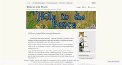 Desktop Screenshot of holeinthefence.net